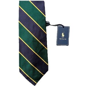Polo Ralph Lauren Vintage Style Striped Silk Tie NWT